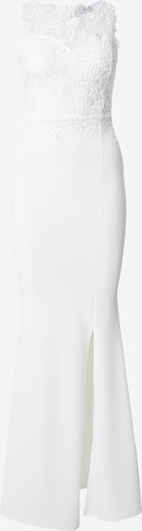 Robe de soirée 'STANI' WAL G. en blanc : devant