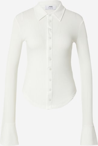 RÆRE by Lorena Rae - Blusa 'Aurelie' em branco: frente