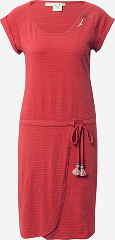 Ragwear فستان صيفي بلون أحمر: الأمام