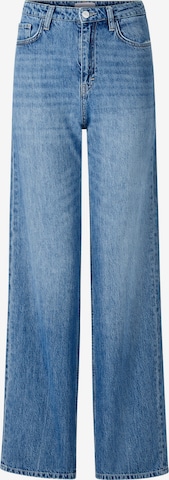 Wide leg Jeans de la Rich & Royal pe albastru: față