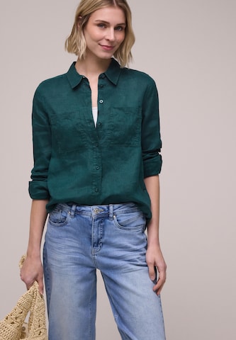 STREET ONE Blouse in Green: front