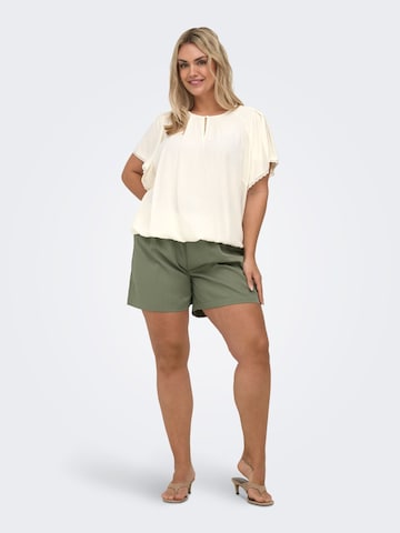 Camicia da donna 'CARTAMRA' di ONLY Carmakoma in bianco