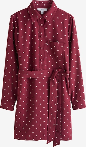 NextKošulja haljina - crvena boja: prednji dio