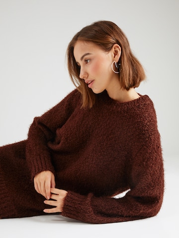 TOPSHOP Knit dress in Brown