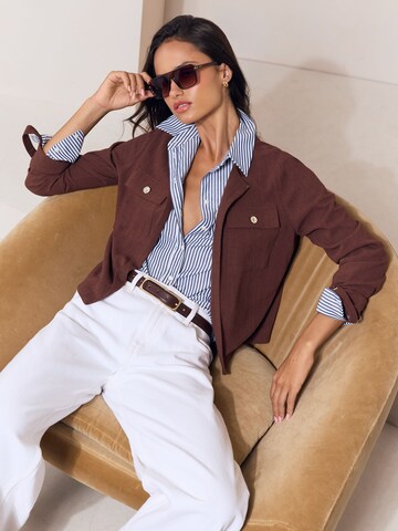 Lipsy Between-season jacket in Brown