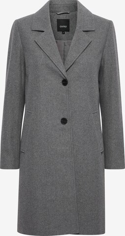 Oxmo Between-Seasons Coat 'Neta' in Grey: front