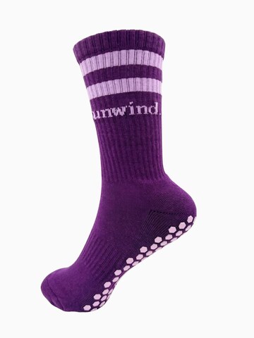 unwind. Sportsocken‌‌‌‌‌‌‌ in Lila: Vorderseite