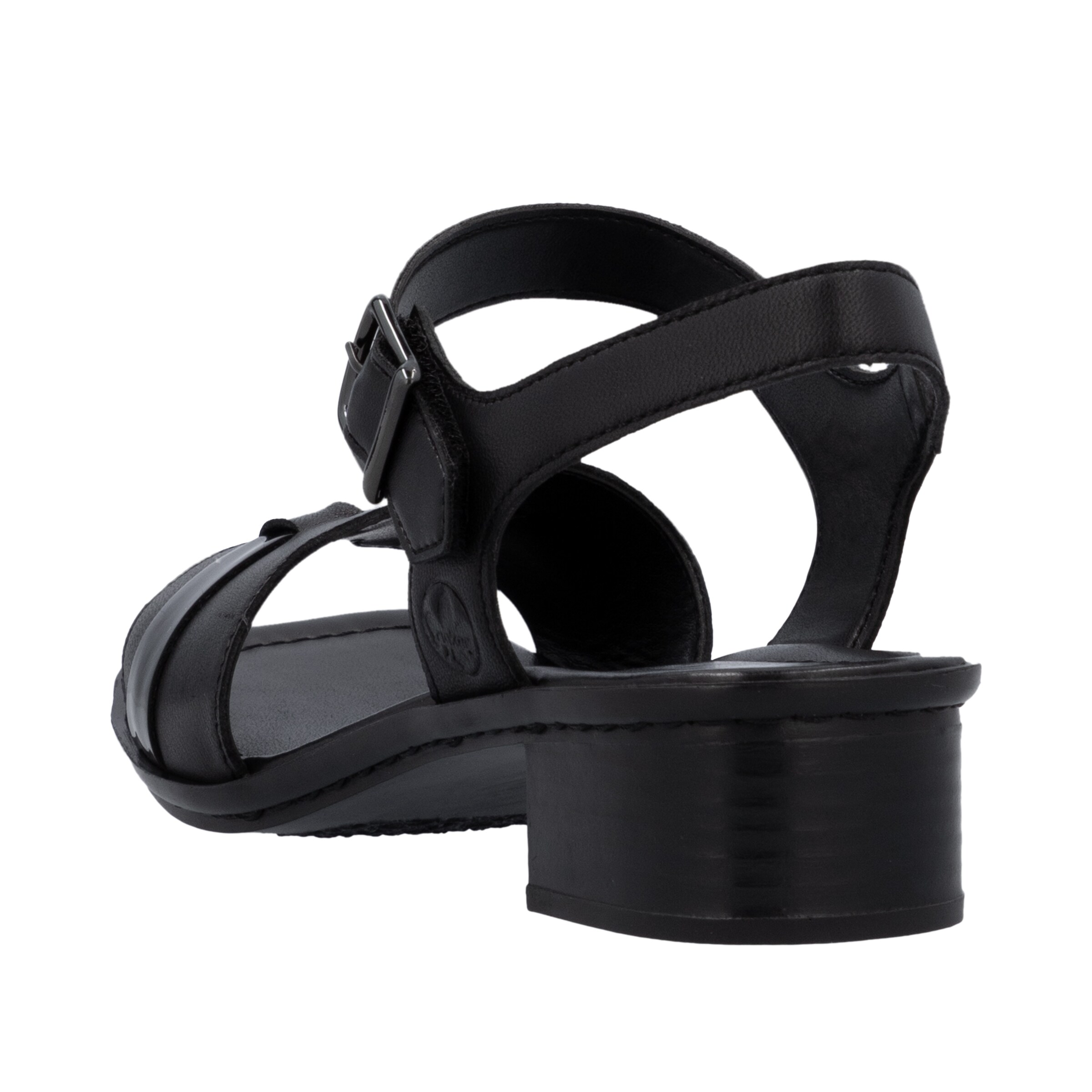 Rieker Strap Sandals '62685' in Black