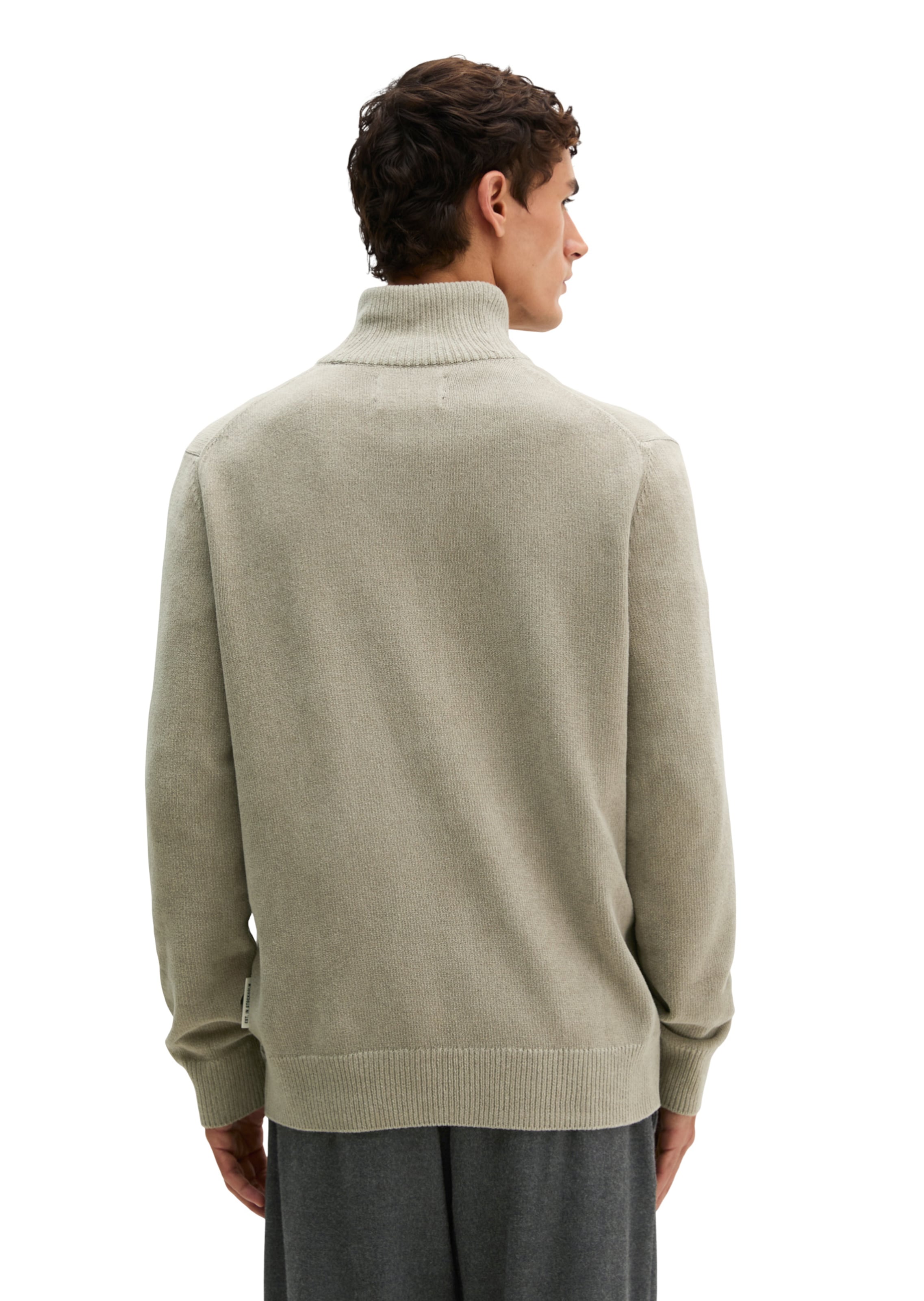 Marc O'Polo Knit Cardigan in Grey: back