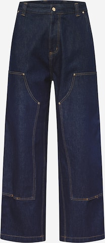Carhartt WIP Zvonové kalhoty Džíny – modrá: přední strana