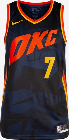 Maglia trikot 'NBA Oklahoma City Thunder Chet Holmgren City Edition' di NIKE in blu: frontale