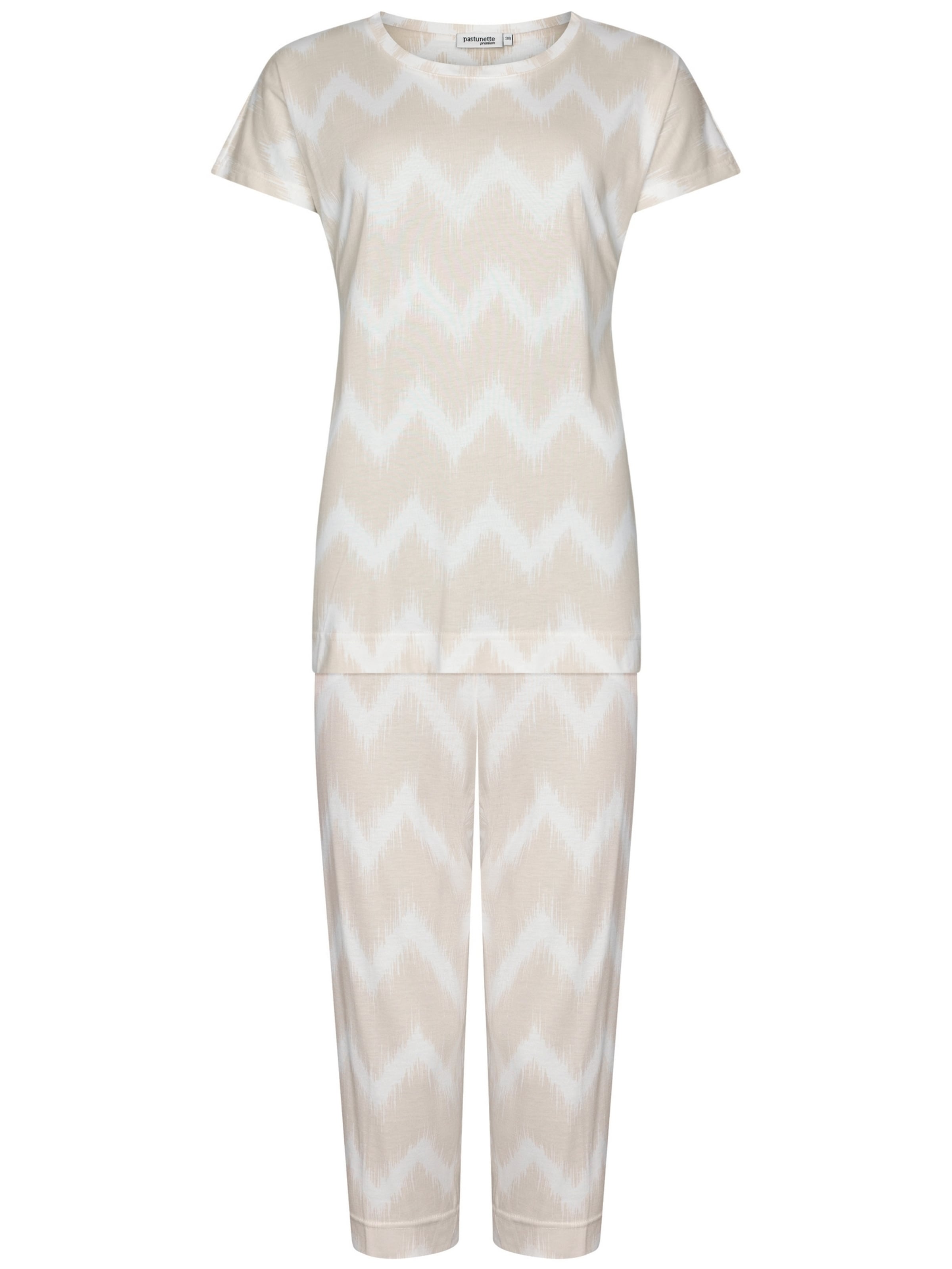 Pastunette Pyjama in Beige: voorkant
