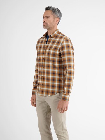 LERROS Regular fit Button Up Shirt in Brown