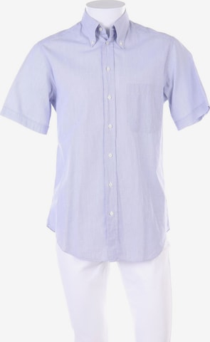 GIORGIO ARMANI Button Up Shirt in S in Blue: front