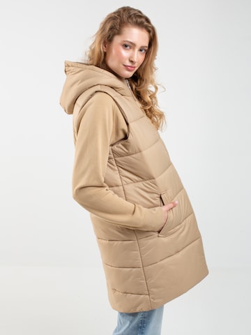 BIG STAR Bodywarmer 'Pavla' in Beige