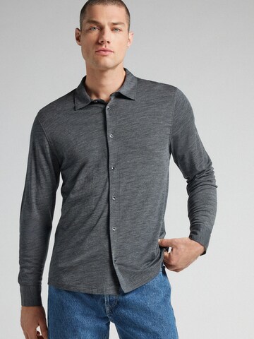 INTIMISSIMI Regular Fit Hemd in Grau