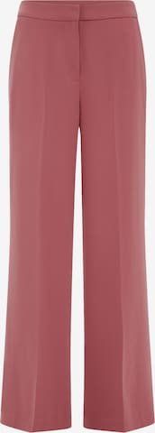 rožinė WE Fashion Laisvas Kelnės su kantu: priekis