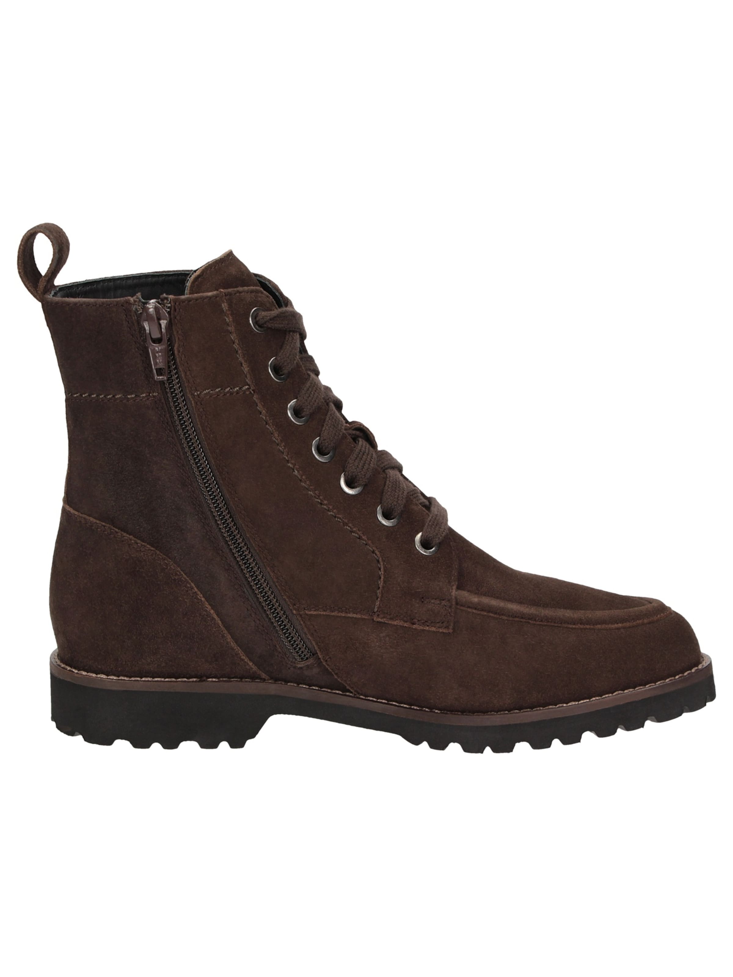 Bottines à lacets 'Merdit' SIOUX en marron