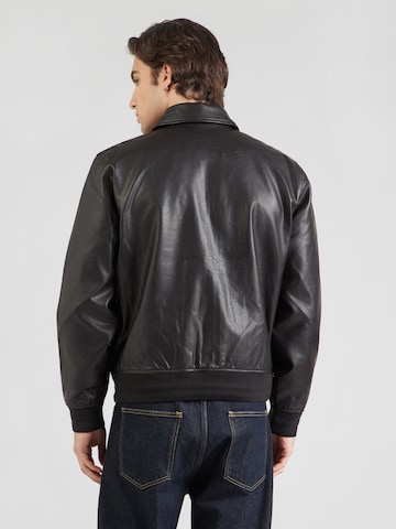 Abercrombie & Fitch Демисезонная куртка в Черный