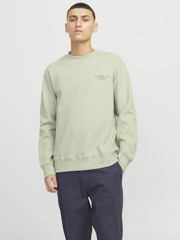 JACK & JONES Sweatshirt 'JPRCCCHAD' in Groen: voorkant