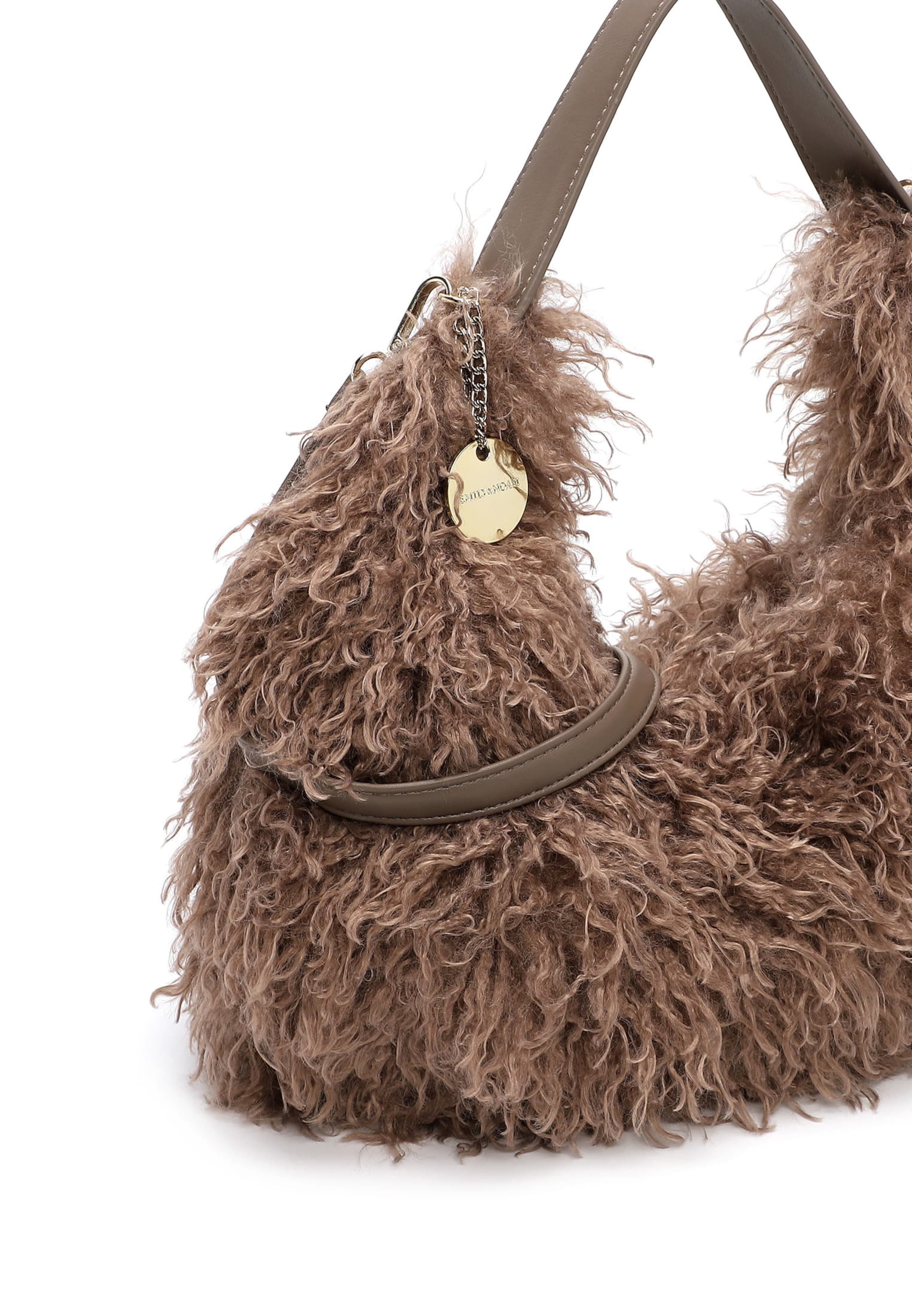 Borsa a sacco 'Lionne' di Emily & Noah in grigio