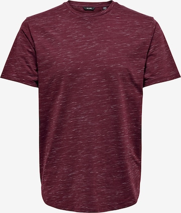 Only & Sons T-Shirt 'Matty' in Rot: predná strana