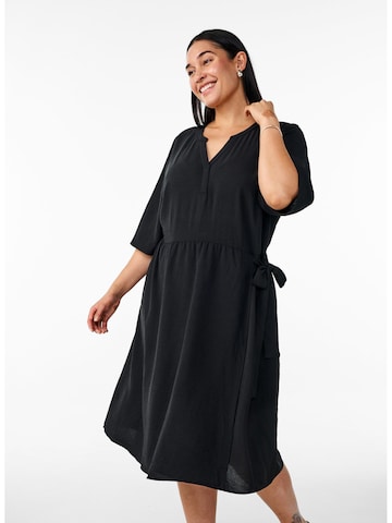 Robe 'Fikka' Zizzi en noir : devant