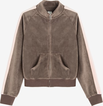 COOL CLUB by SMYK Sweatjacke in Braun: Vorderseite