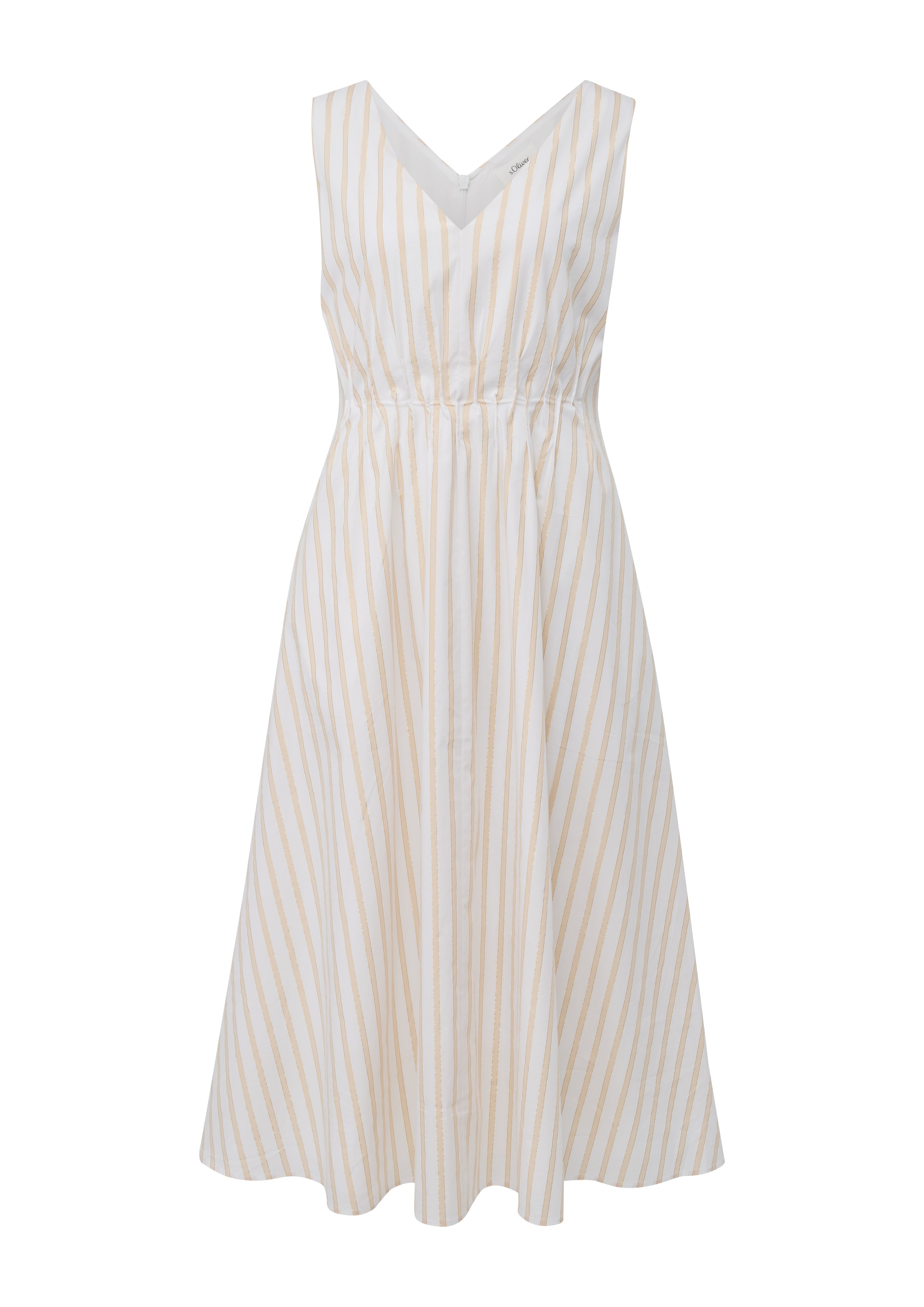 s.Oliver BLACK LABEL Summer dress in Beige: front