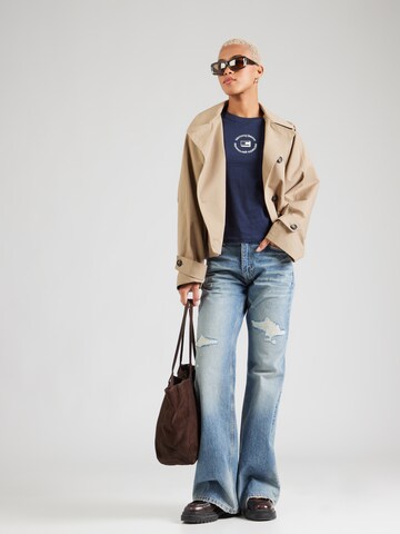 Tommy Jeans Majica 'ESS' | modra barva