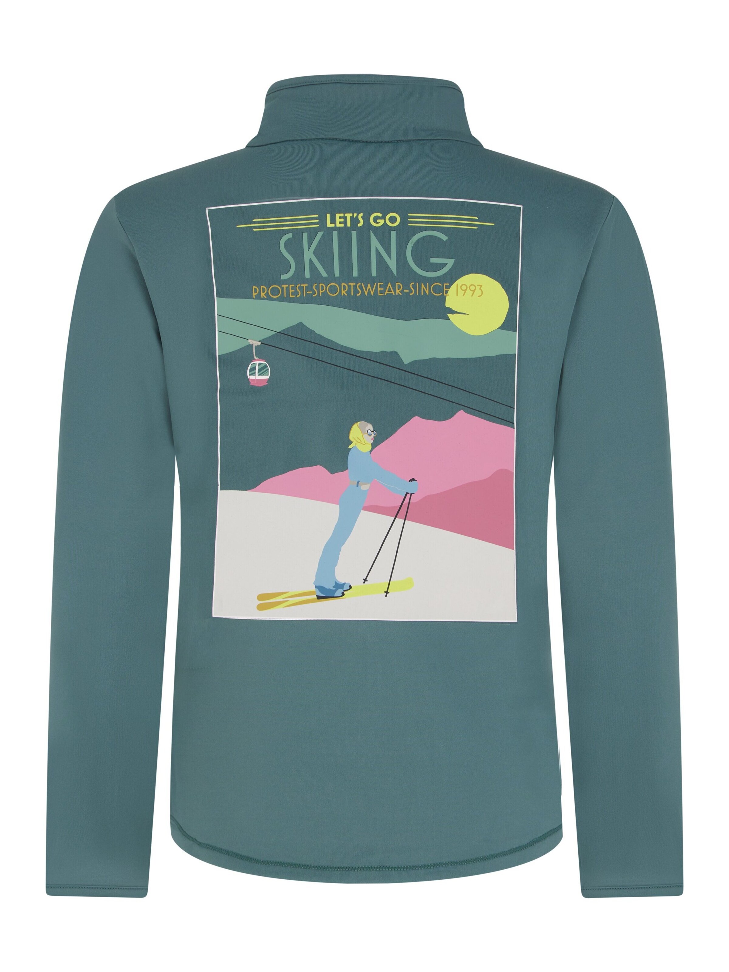 PROTEST Sports sweatshirt 'PRTDESRA JR' in Green