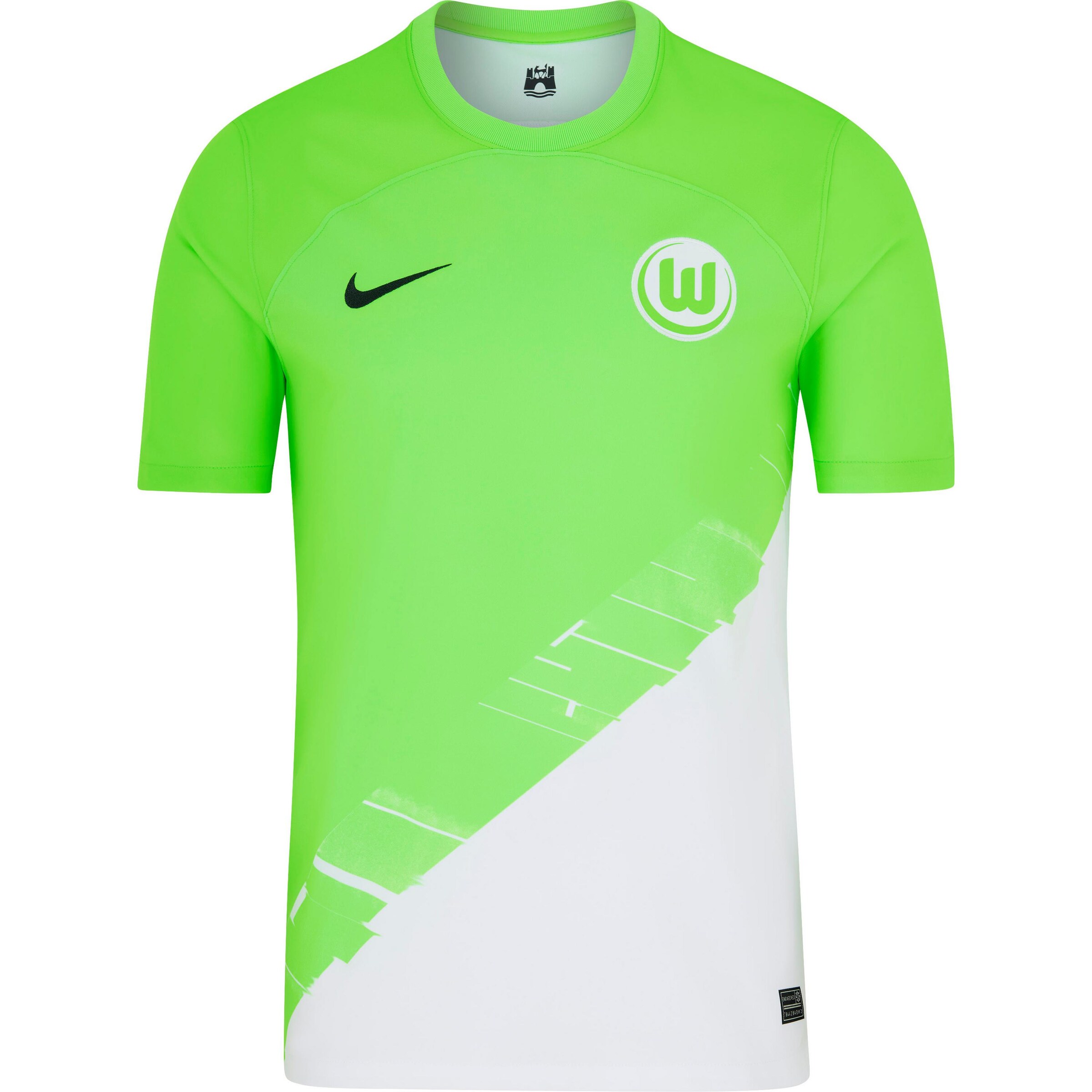 NIKE Jersey 'VfL Wolfsburg 23/24' in Green: front