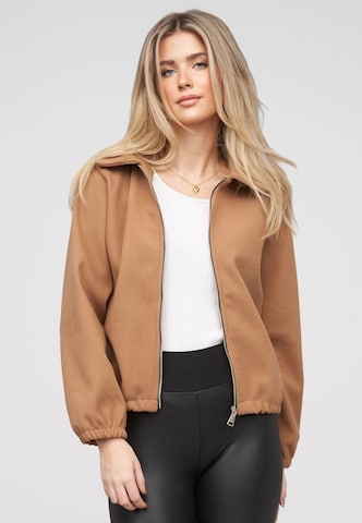Veste mi-saison Cloud5ive en marron : devant