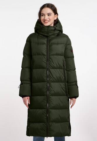 Frieda & Freddies NY Winter Coat 'Deana 2' in Green: front
