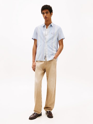 Tommy Jeans Regular fit Overhemd in Blauw