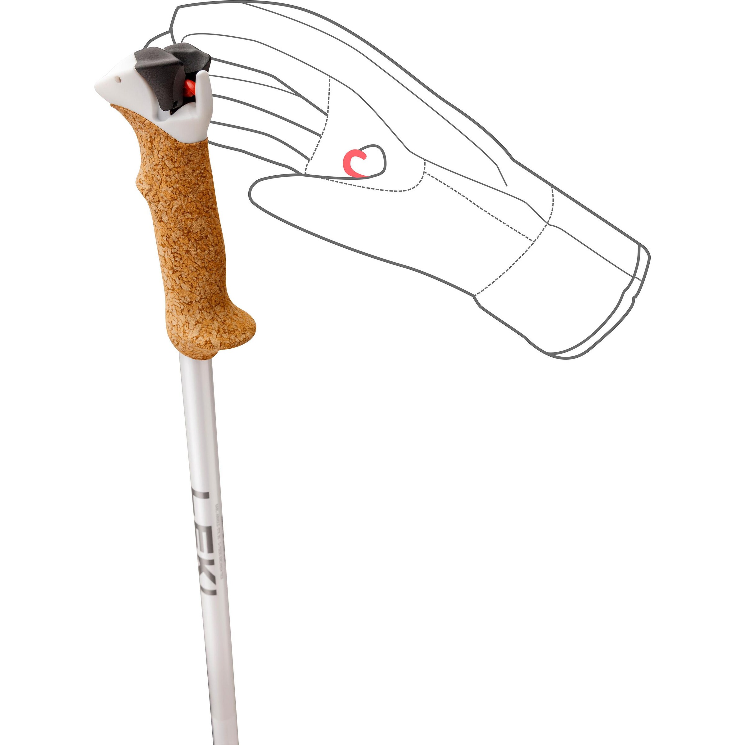 LEKI Stock 'Stella S 23/24' in Weiß