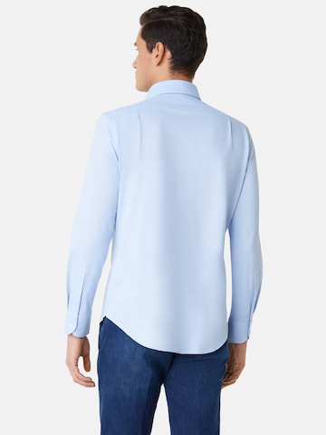 Coupe regular Chemise Boggi Milano en bleu