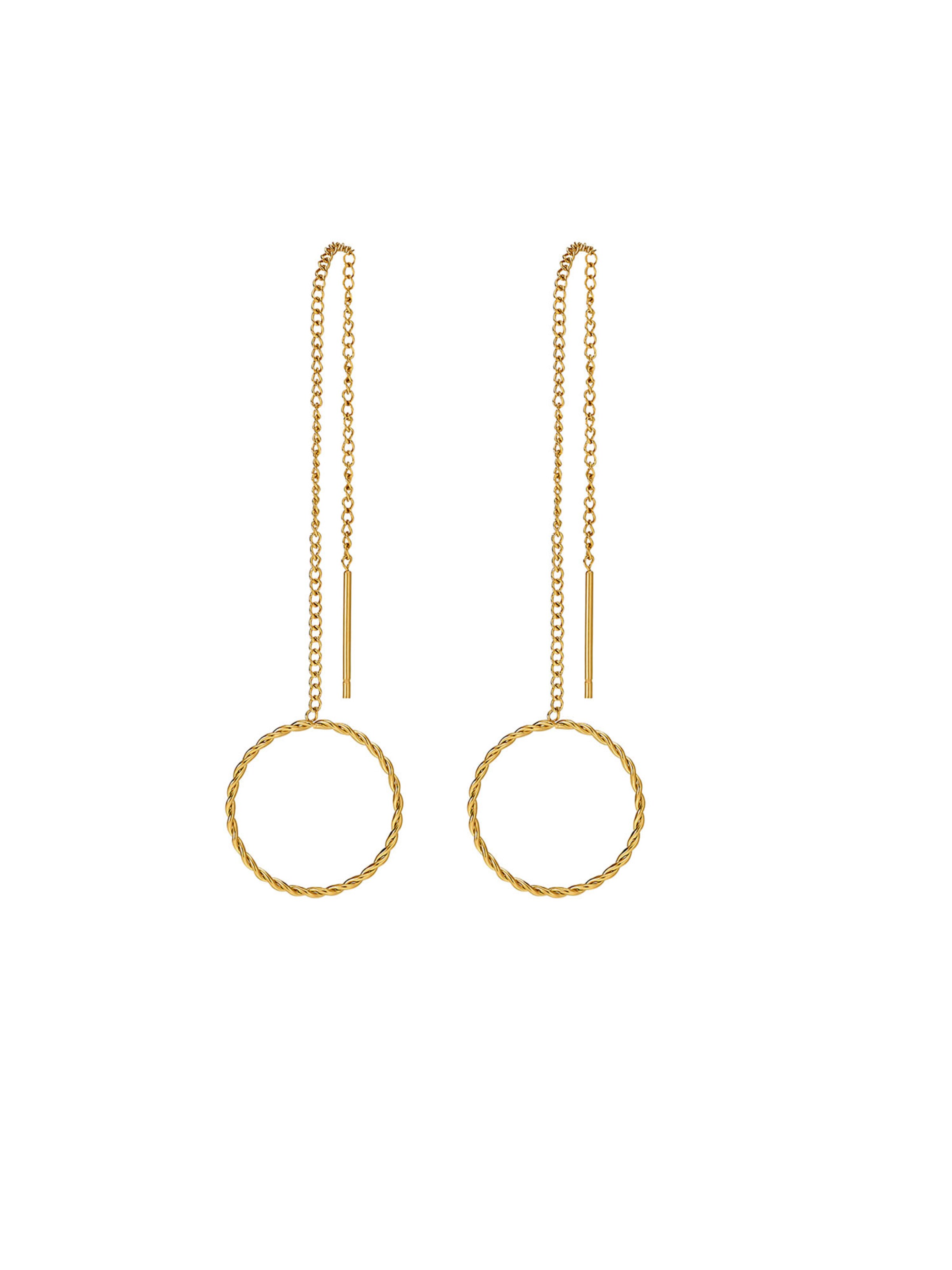 Heideman Ohrschmuck in Gold: Vorderseite