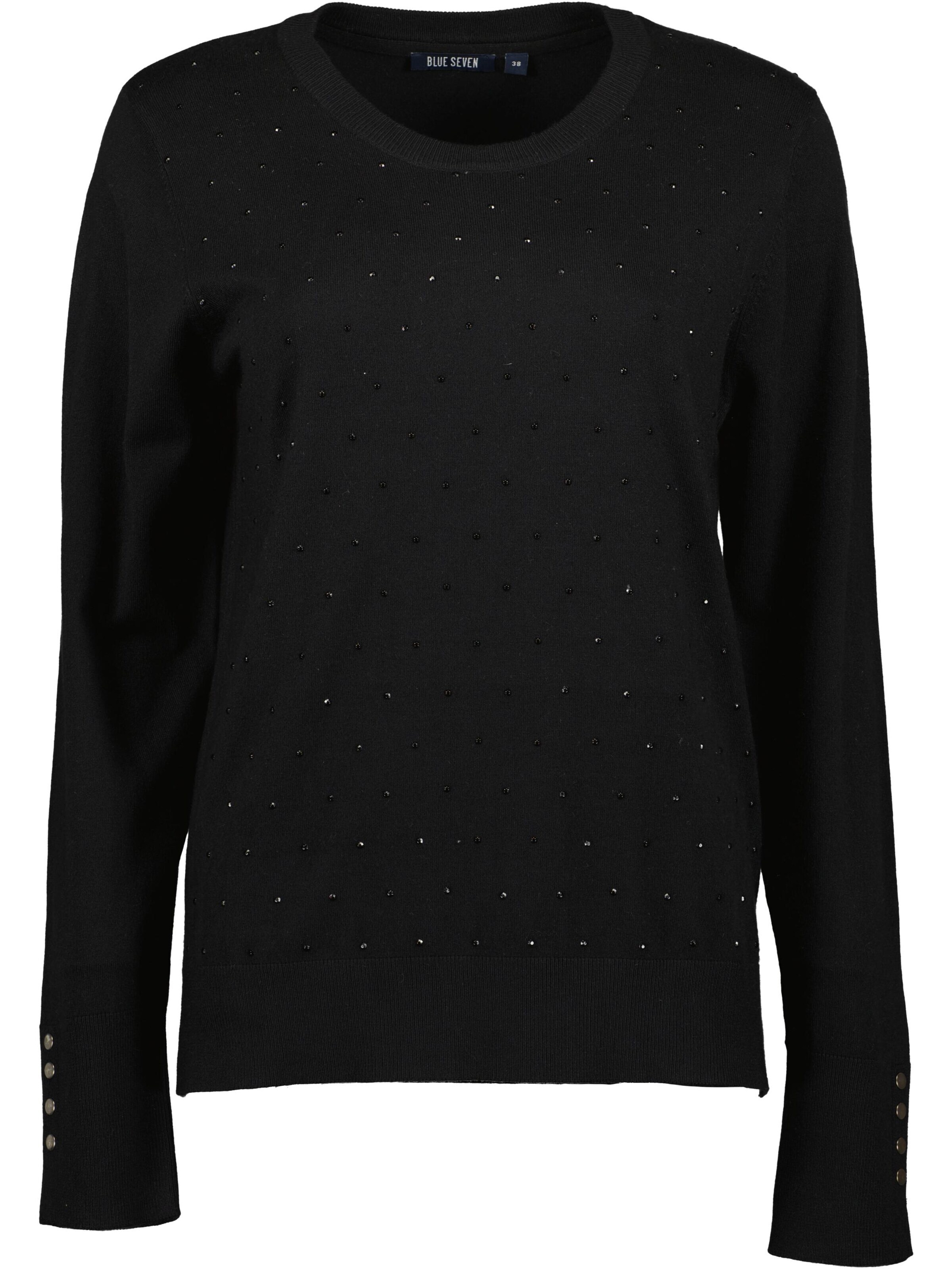 BLUE SEVEN Sweater in Black: front