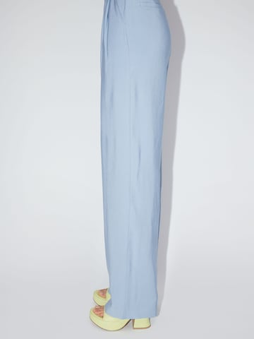 LeGer by Lena Gercke Wide leg Bandplooibroek 'Draco' in Blauw: zijkant