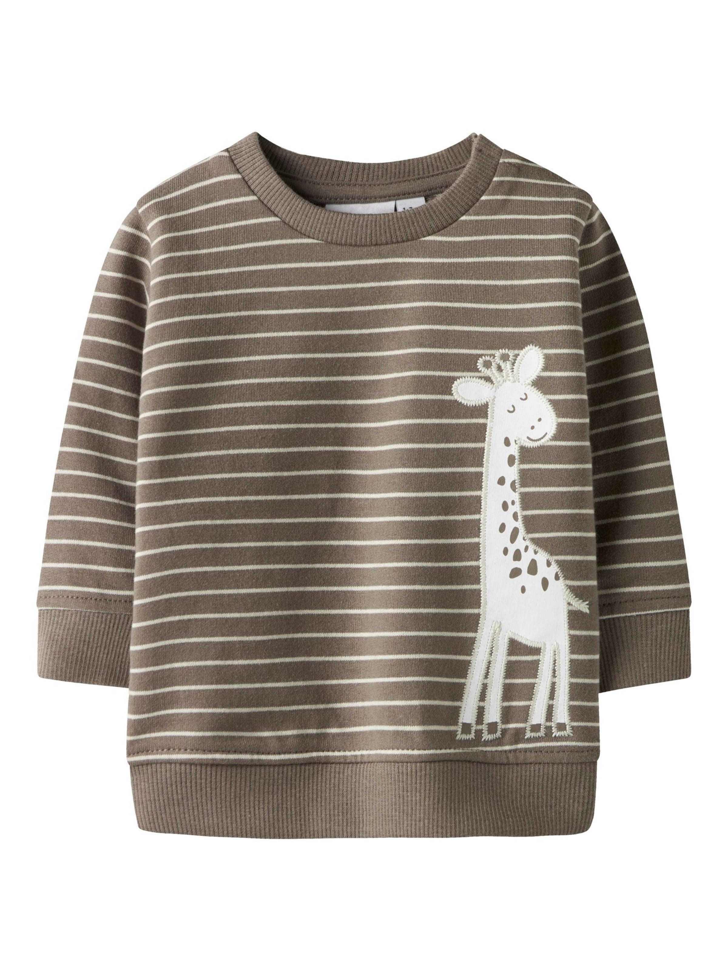 Sweat NAME IT en marron : devant