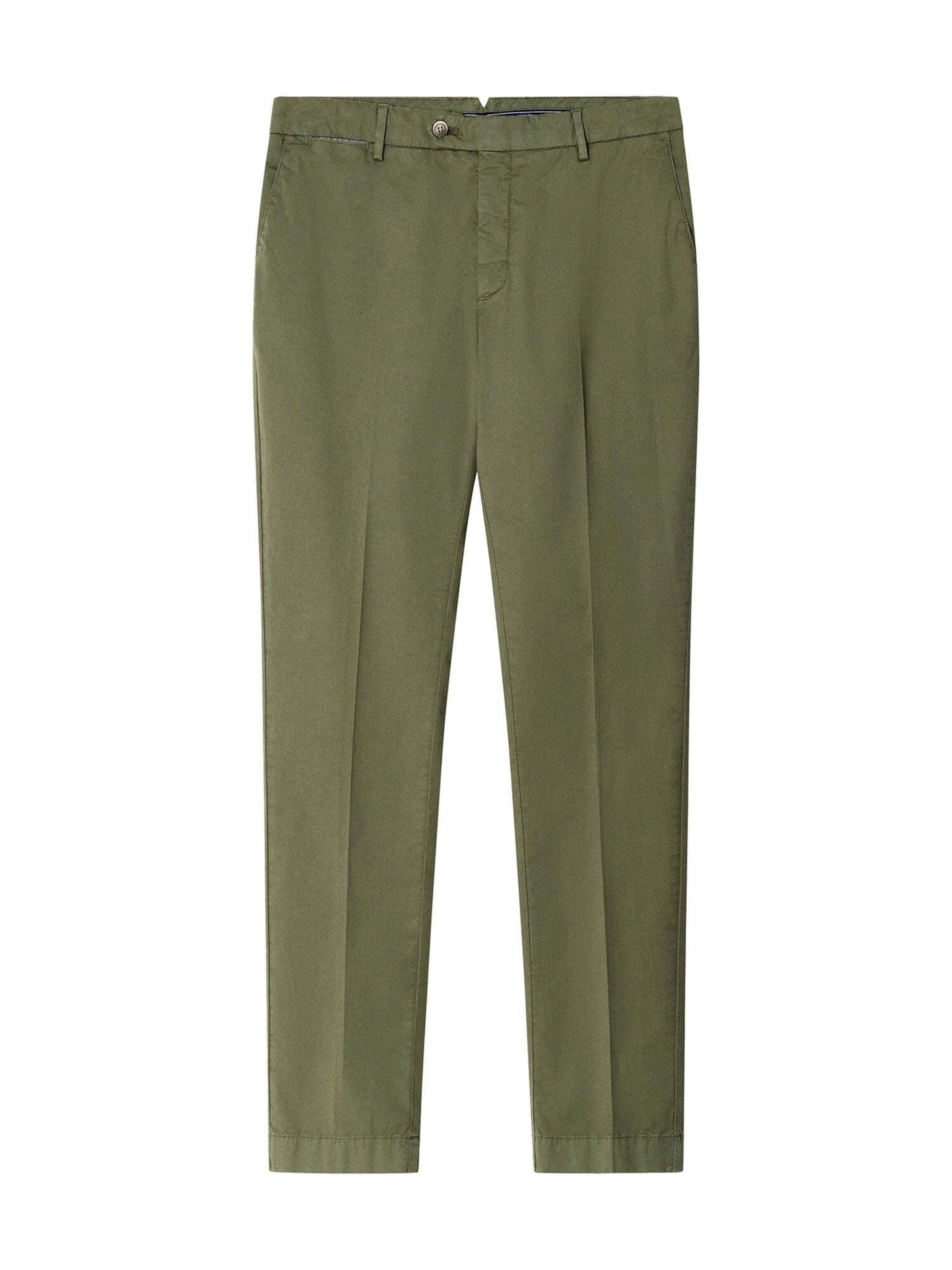 Hackett London Slimfit Chinos 'ULTRA LW CHINO' in Grün: Vorderseite