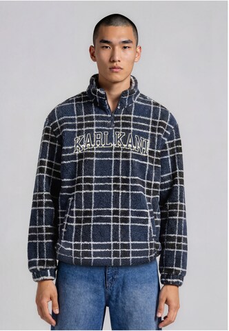 Karl Kani - Pullover 'Victorian' em azul: frente