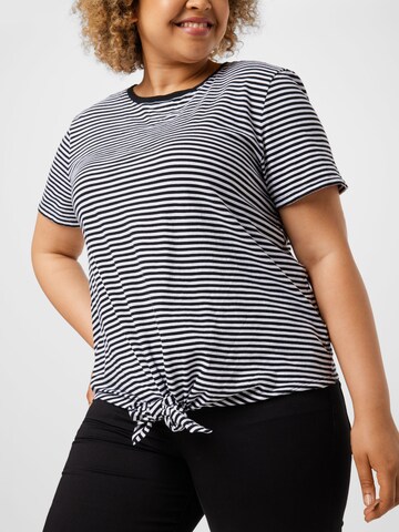 Tricou de la Lauren Ralph Lauren Plus pe negru