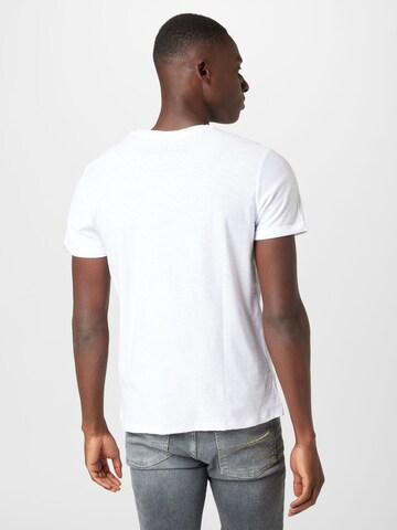 T-Shirt 'Road Rebel' CAMP DAVID en blanc