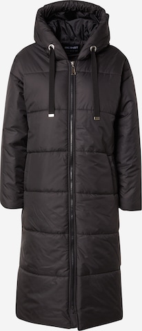 Manteau mi-saison Happiness İstanbul en noir : devant