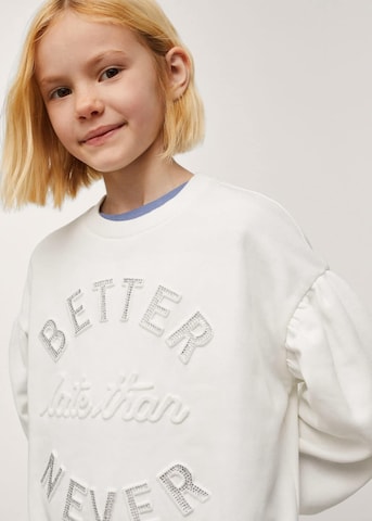 Sweat-shirt 'Cool' MANGO KIDS en blanc