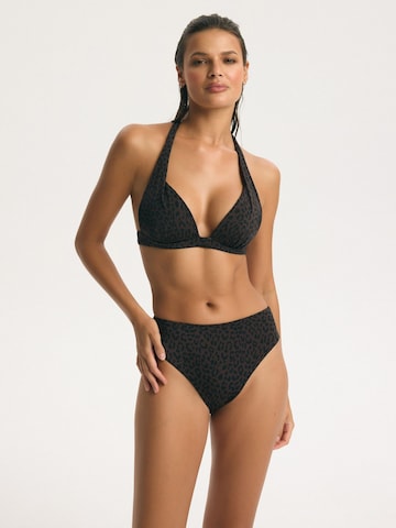 ESOTIQ Bikini bottom 'Bikini High Leg BASE, klassischer Schnitt' in Brown