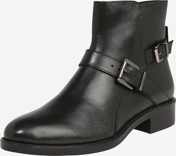 ABOUT YOU - Botas pelo tornozelo 'Gina' em preto: frente