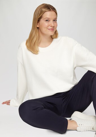 s.Oliver Red Label Plus Pullover in Weiß